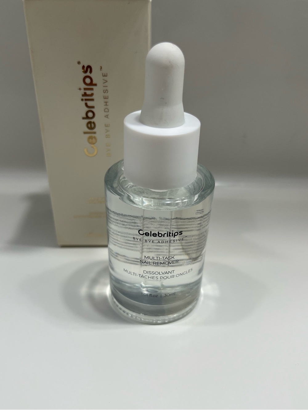 Celebritips Bye Bye Adhesive Press On Nail Remover New